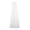 French White New Retro Dress Women's Summer Design Sense Niche Long Dress Waist Thin Skirt