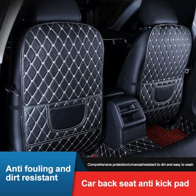 Bolsa Organizadora para Encosto de Banco de Carro Organizador de Armazenamento de Couro com Bolsos Armazenamento Interno de Carro Acessórios Internos para Assento de Automóveis
