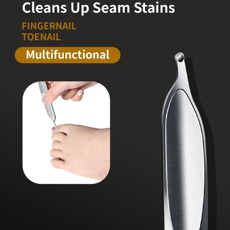 Xiaomi Curved Nail File Toenail File for Thick Toenails Double Sided Metal Nail File Stainless Steels Toe Nail Files for Thick Nails