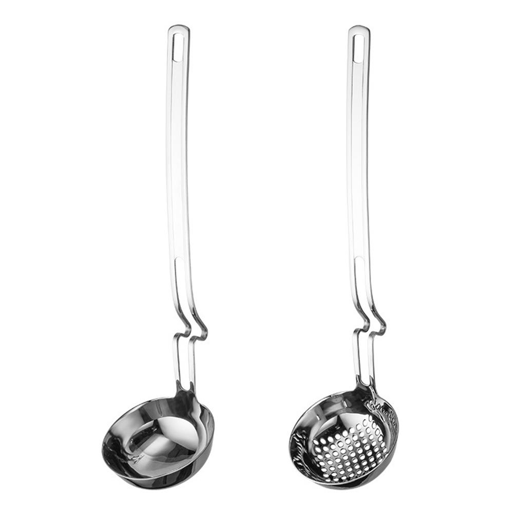 Kochen Mahlzeitenvorbereitung Suppenkelle Set Spülmaschinenfest Löffel Praktischer Fettabscheidelöffel Effizientes Gadget