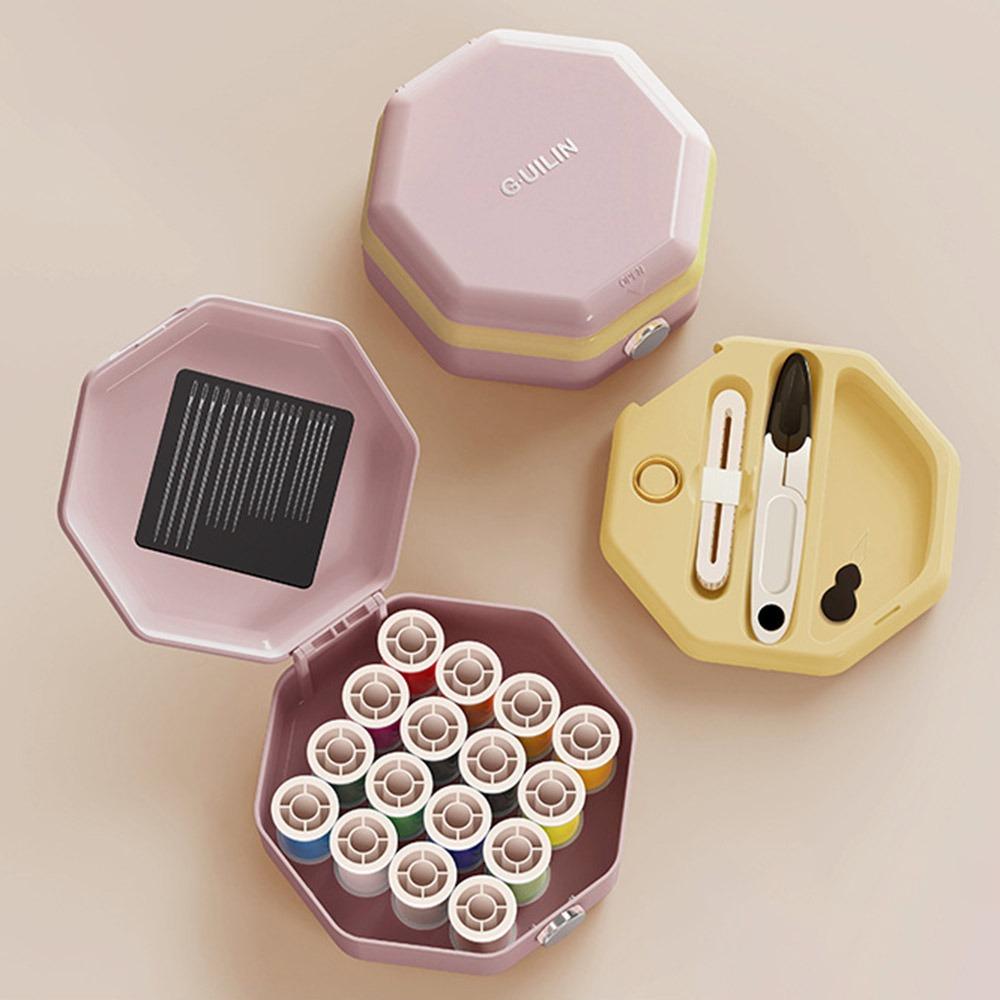 Split Type Household Needle Sewing Box Magnetic Sewing Kit  for Travel&Household