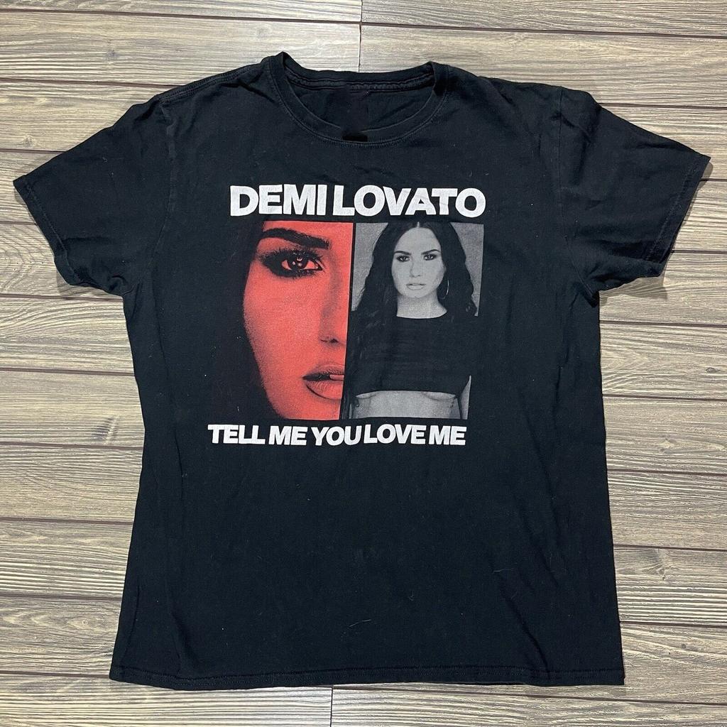 Tell Me You Love Me World Tour VTG Demi Lovato Shirt Black Unisex S-5XL EM1623