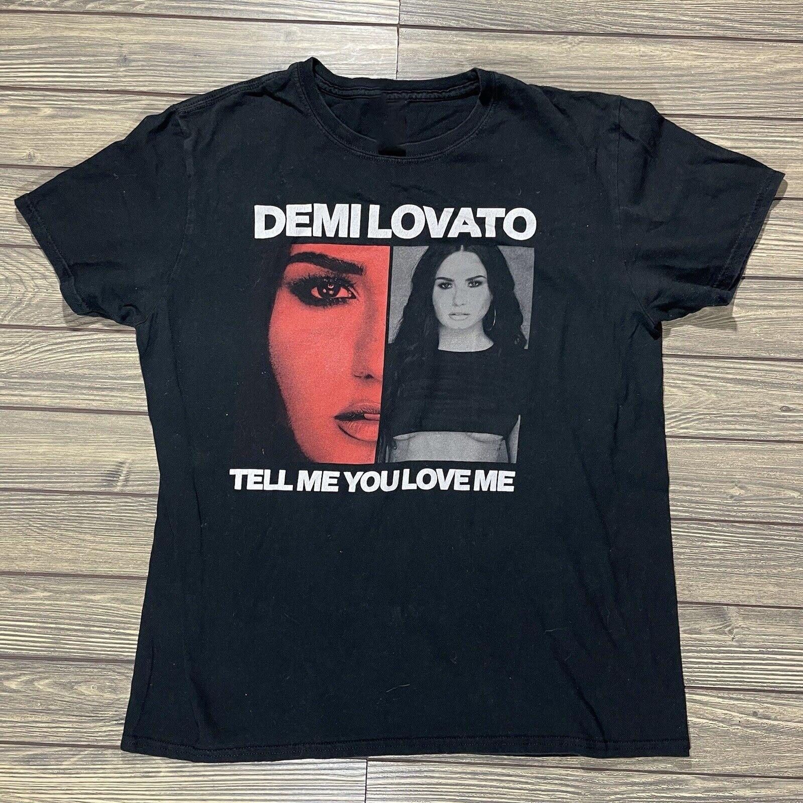 Tell Me You Love Me World Tour VTG Demi Lovato Shirt Black Unisex S-5XL EM1623 XXXL