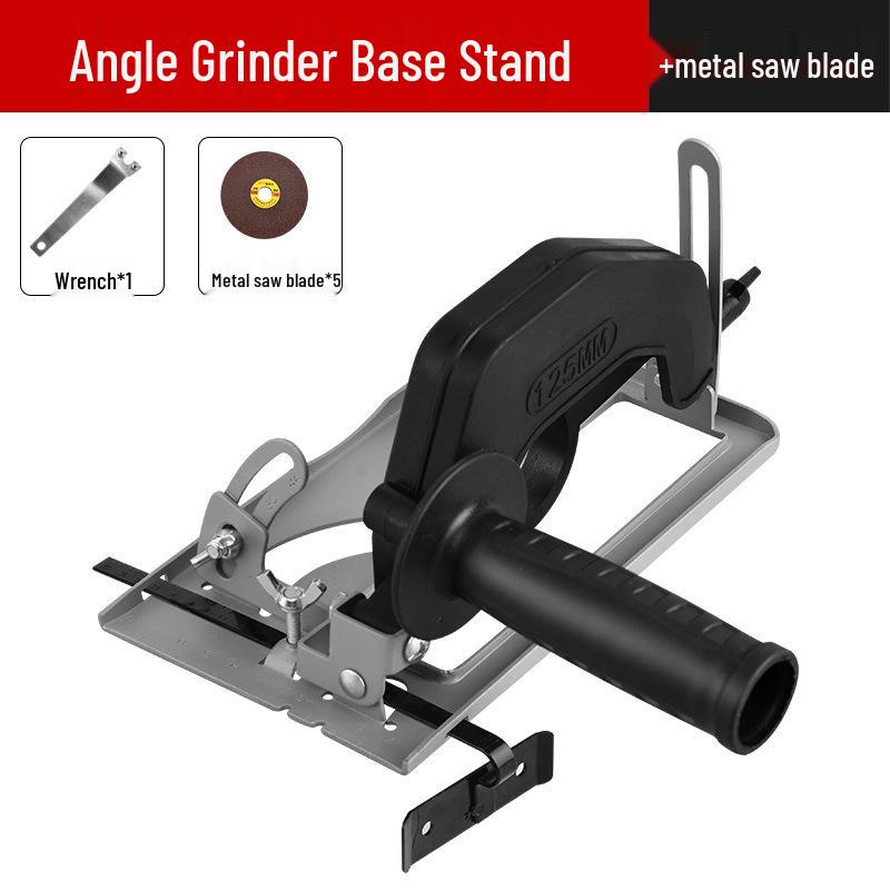 Electric Saw Slotting Base & Dust Cover for Angle Grinder Modification