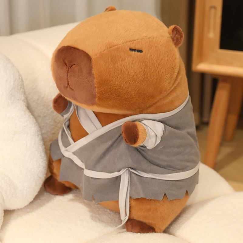 

Cute Nezha Kapibara doll beggar capybara doll plush toy girl bed sleeping doll gift 23Cm 0.15kg