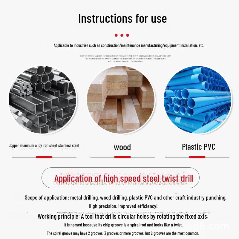 Kraftwell Woodworking Drill Bit Set with Impact Hammer Drill Guide, Strong Sleeve and Batch Head