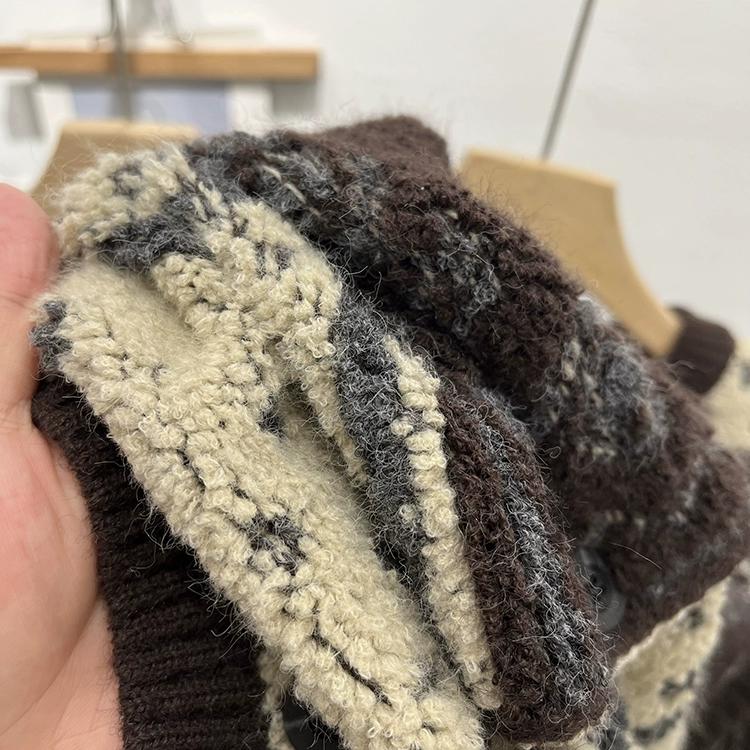 Dimanaf Automne 2025 Femmes Pulls Gilets Sans Manches Tricot Boutons Grande Taille Style Décontracté Ample Pull Noir