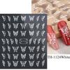 Nail Art Stickers Ins Spring Blue Variety Butterfly Fresh Thin Tough Adhesive Nail Stickers