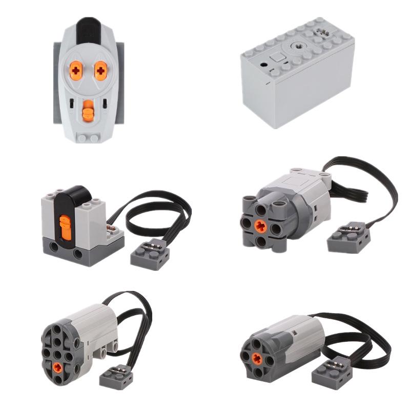Building Blocks Science Kit with Motor, Battery Box, Remote Control & Receiver