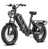 Juliet Preto/Verde Potência do Motor 1000W Bateria 48V60AH Pneu 20 * 4,0 polegadas Freio Hidráulico Ximano 7 velocidades Bicicleta Elétrica Urbana Off road Montanha