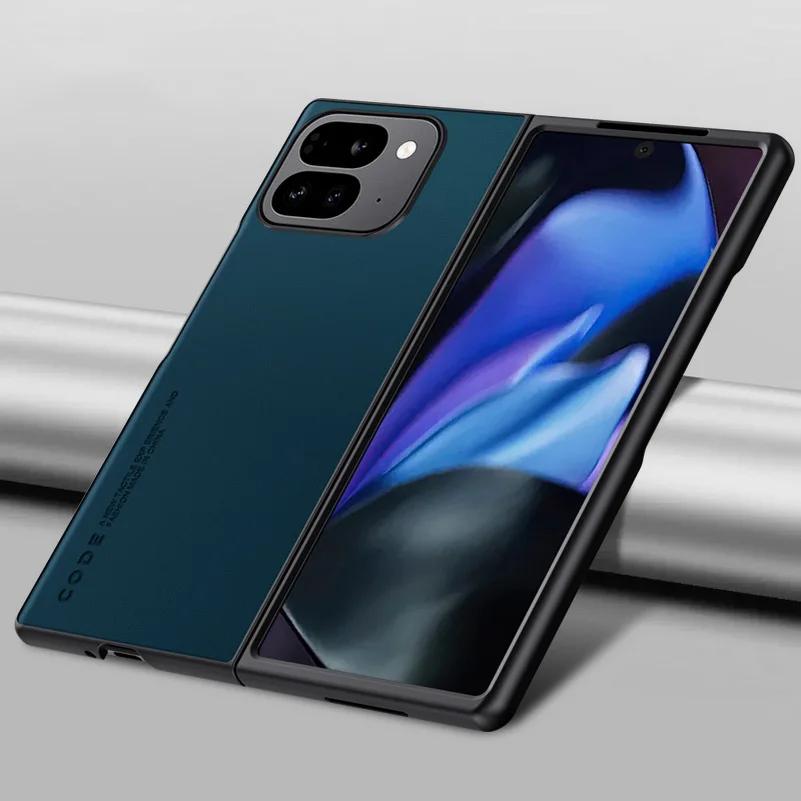 Για Θήκη Google Pixel Fold 2 Ματ Σιλικόνη Απλή PU Δερμάτινη Θήκη Τηλεφώνου για Pixel Fold2 Pixel9 Pro Fold Αντικραδασμική Προστασία Μαλακής Άκρης Προφυλακτήρας