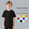 Children's Cotton Short-Sleeve Summer T-Shirt with Printed Design - Ideal for Activities and Class Uniforms