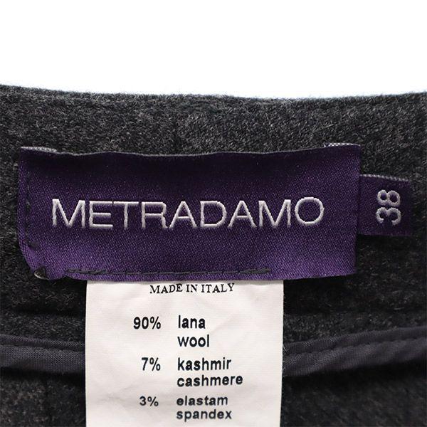 METRADAMO Cashmere wool blend made in Italy Slacks pants 38 gray Women Used