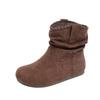 Innere Aufpolsterung kurze Stiefel Kinder Herbst Neu Maillard Stapelstiefel Mittelschaft Martin Stiefel