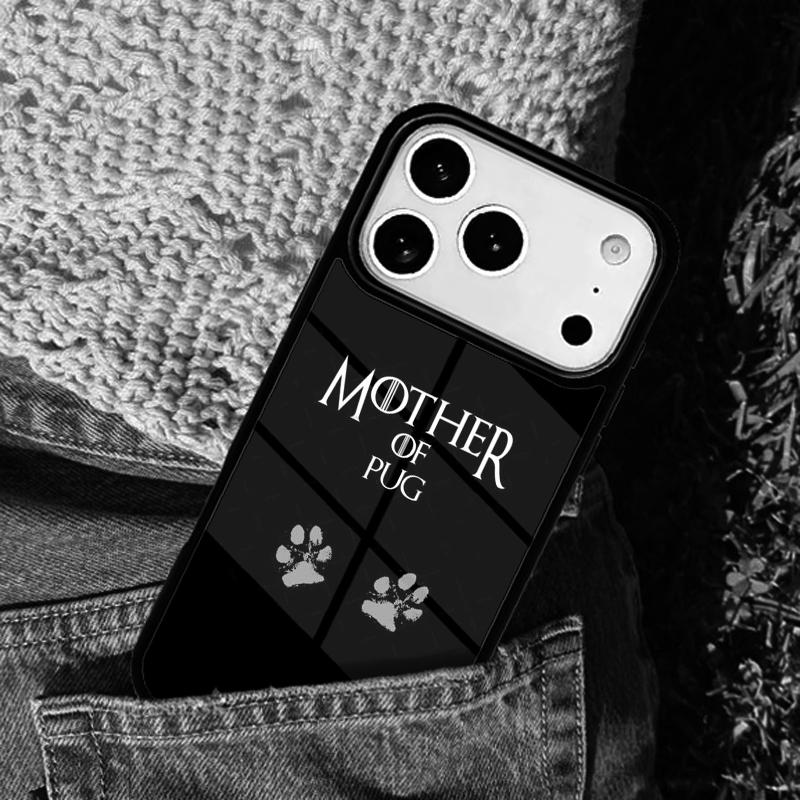 Funny Cartoon Pug phone case cover Compatible with for IPhone 17air 16e 15 14 13 12 11Pro Max 17 Air