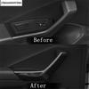 Car Inner Door Armrest Handle Molding Strip Cover Trim Carbon Fiber Interior Accessories For Volkswagen T-Roc T Roc 2018 - 2025