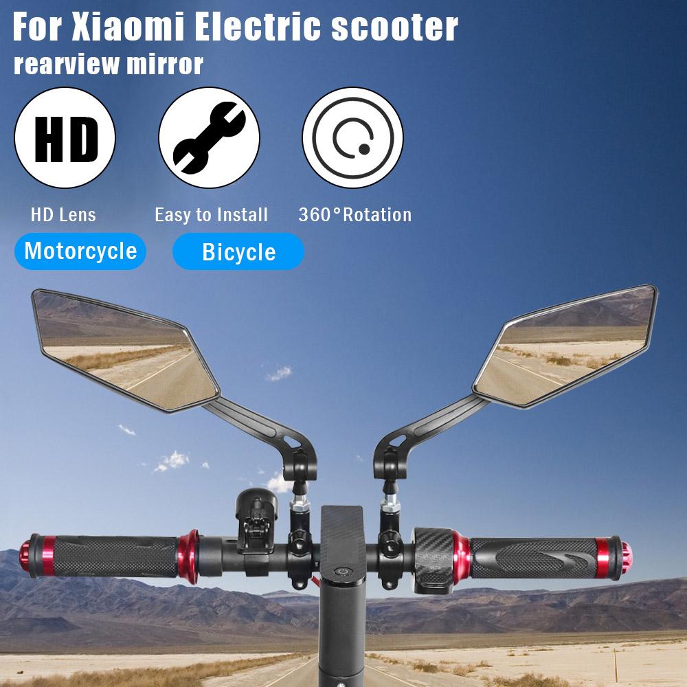 Adjustable Mirror Handlebar Rear View Mirror for Xiaomi M365 1S PRO Mi3 Mi4 Electric Scooter Wide Range Back Sight Reflector