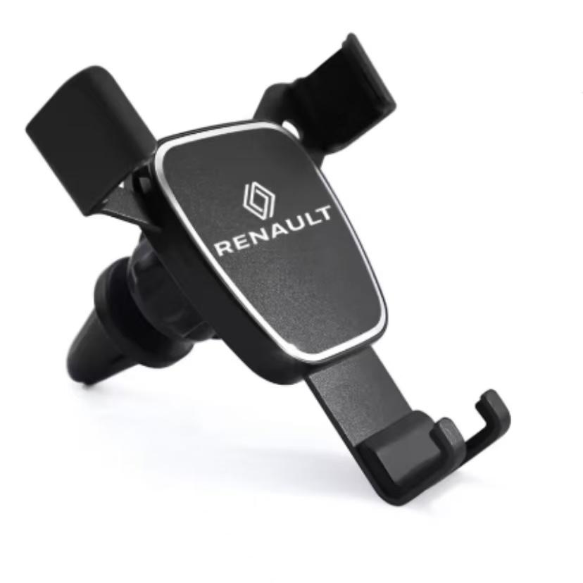 1Pcs Car Phone Holder Gravity Sensing Air Vent Stand Accessories For Renault Megane Kadjar QM6 Clio Koleos Espace Captur ZOE RS Z666