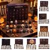 Acrylic Fairy Trinkets Halloween Advent Calendar 2026, 24 Day Countdown with Mini Figurines, Vampire Toys Collectible Toy Set for Kids Adults,