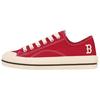 MLB Playball Trend Low-Top Canvas Sneakers Unisex Sneakers Red White 32SHP1111-43R