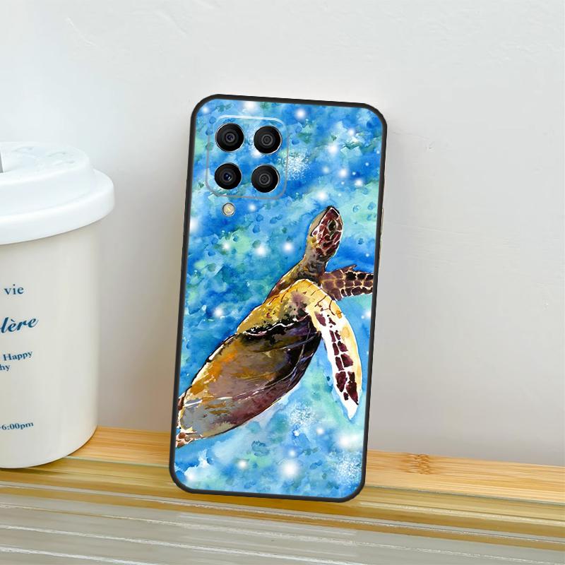 Sea Turtle Turquoise Oceanlife Case For Samsung Galaxy M53 M13 M06 M16 M31 M11 M35 M55 M15 M56 M36 M12 M32 M52 M14 M34 M54