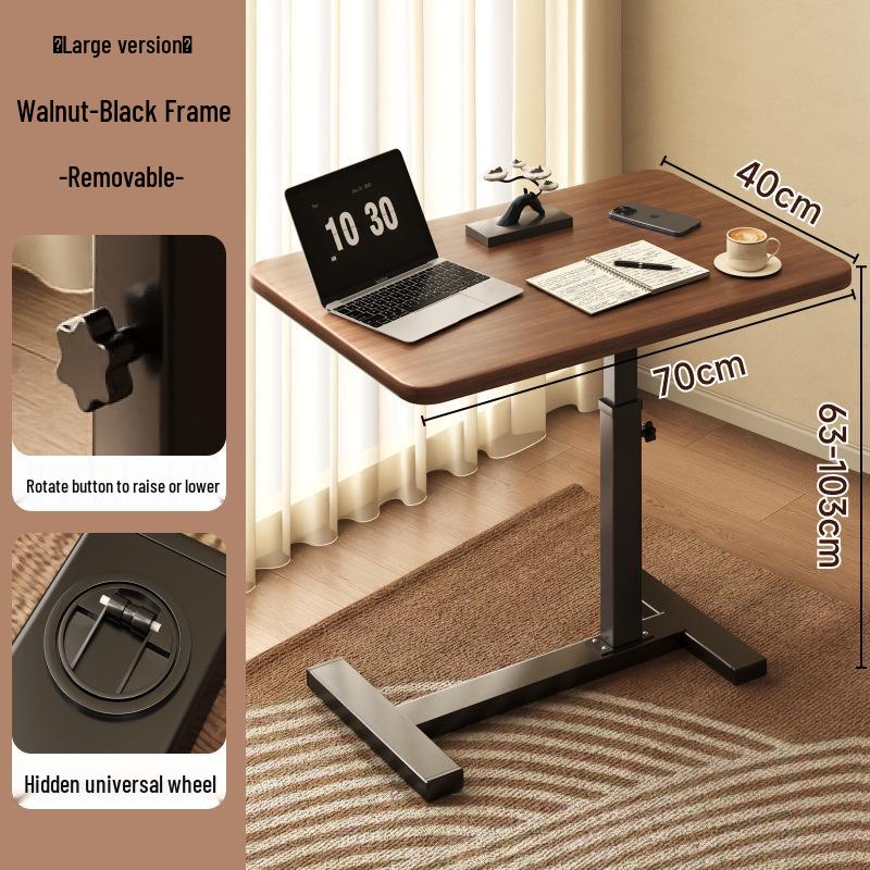 Adjustable Bedside Table: Versatile Folding Desk for Home, Bedroom, and Living Room