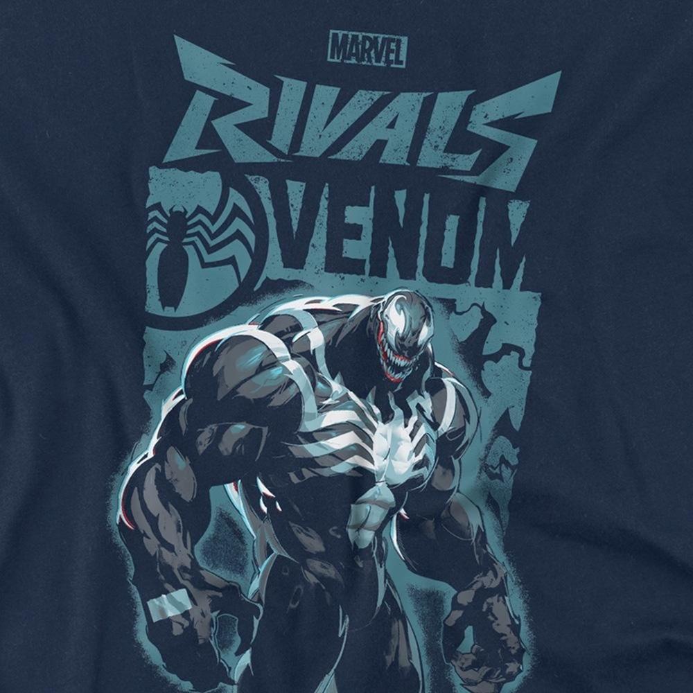 Marvel Rivals Unisex Adult Vanguard Symbiote Venom Back Print T-Shirt