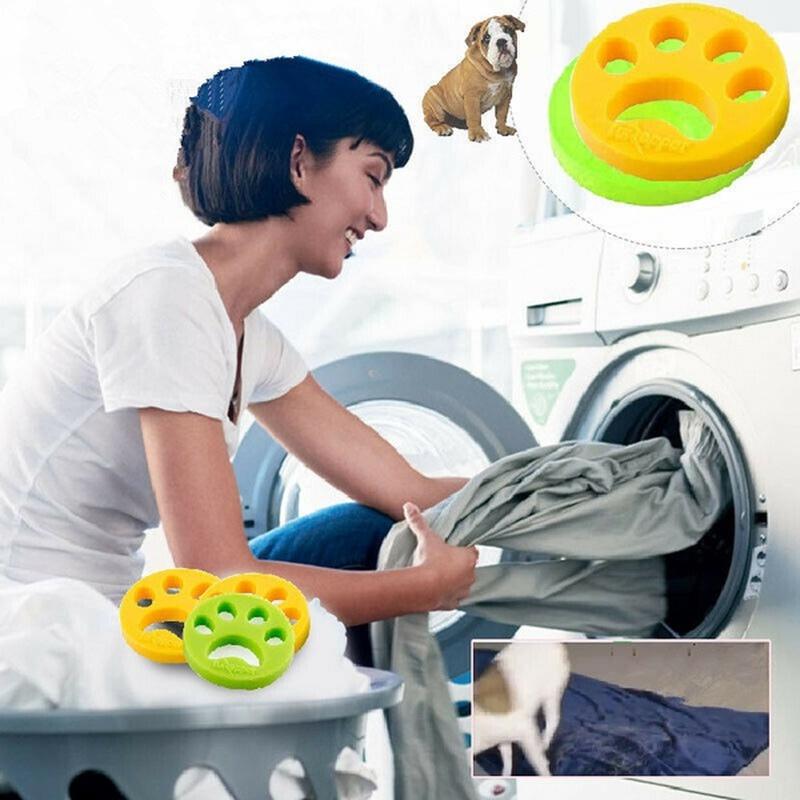 1Pcs Pet Fur Remover Pet Hair Removal Silicone Hair Stick Clothing Duster Pet Hair Holder Hair Sticky Pad Laundry Ball