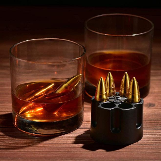304 Stainless Steel Bullet Ice Cube Whiskey Stone Red Wine Cooling Cooling Ice Cube