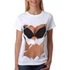 Summer Round Neck 3D Sexy Print Top Fashionable Casual Short Sleeved Women's T-shirts