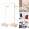 Handbag Display Stand Holder Rack Durable Double Hanging Hook Versatile Bag