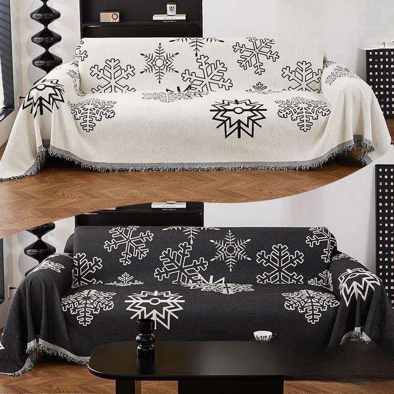 Nordic Wind One Straight Row Sofa Cover Cloth Gold Non-slip Machine Washable Full Cover Sofa Cover Four Seasons General Sofa Blanket