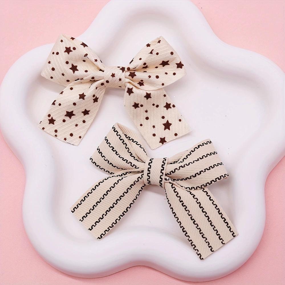 8pcs Pet Bow Hair Clips Set, Dog Hair Accessories, Cat Hair Clips, Cute Bow French Bulldog Cat Hair Decor, Holiday Decoration (Random Colors)