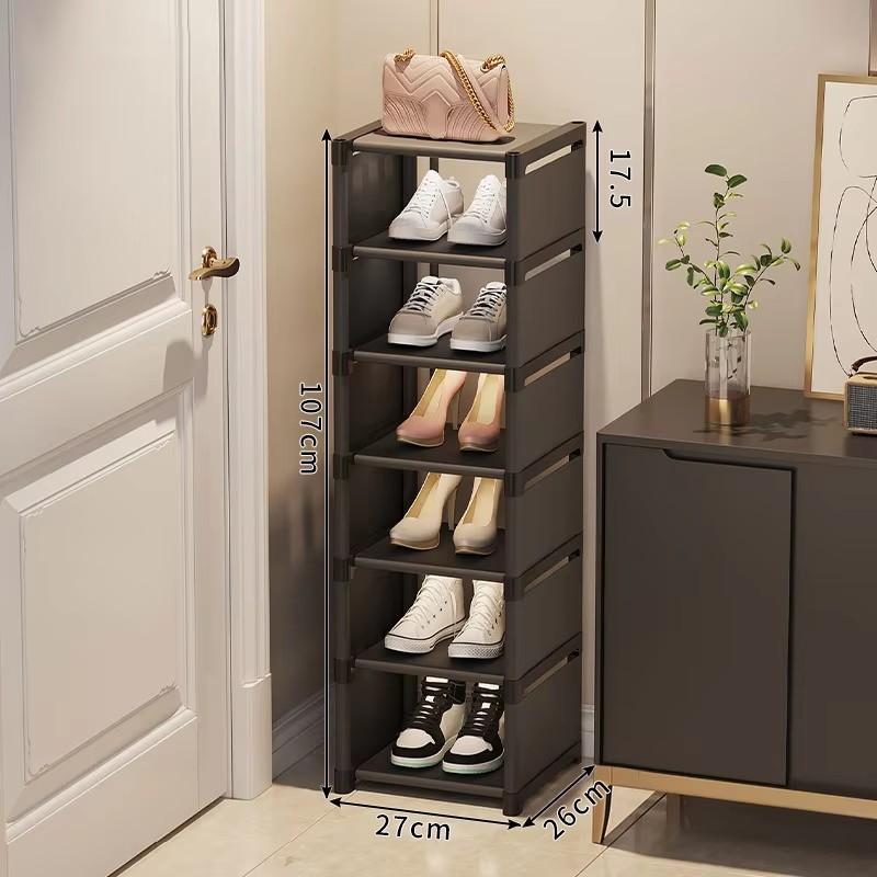 Shoe Rack Multi-layer Storage Rack Household Simple Door Entrance Indoor Dormitory Space Saving Small Apartment Shoe Cabinet