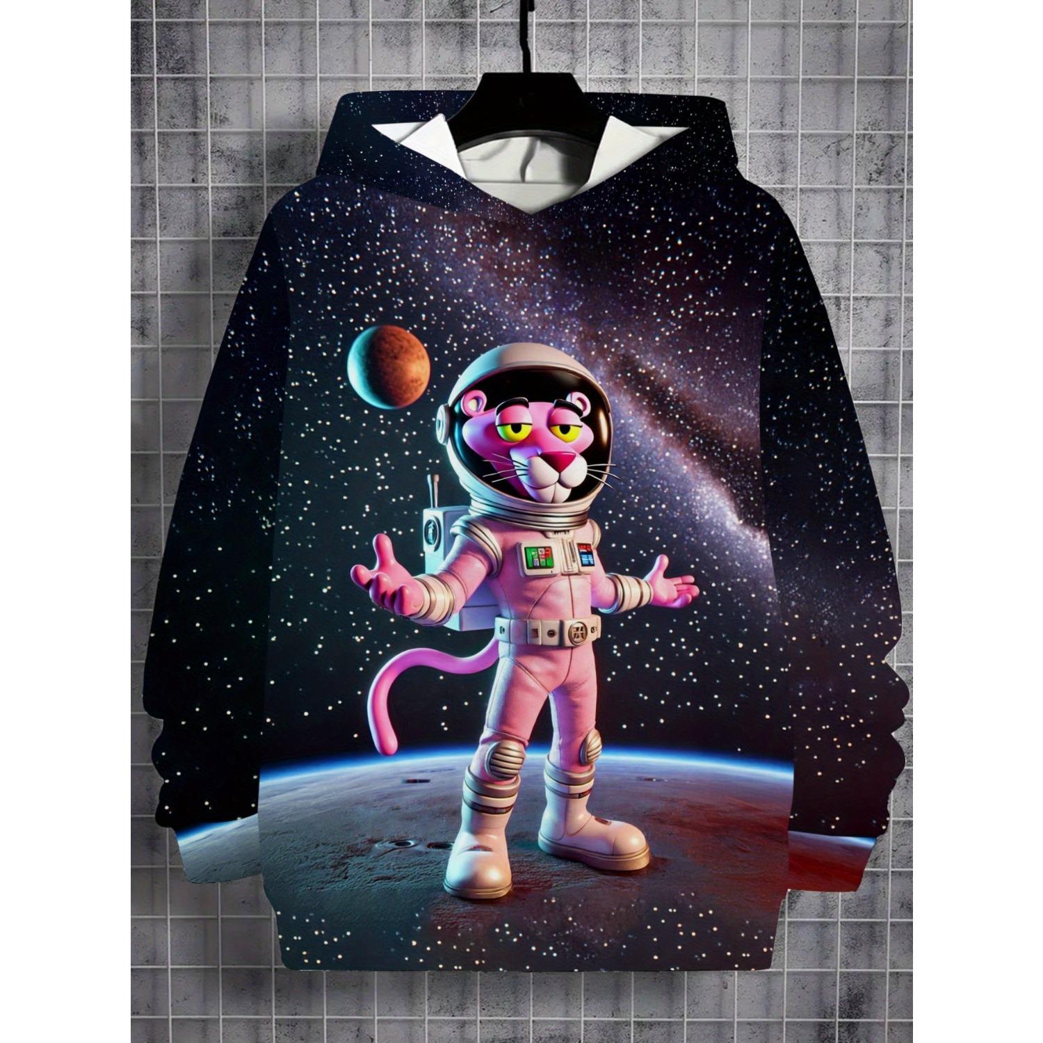 

Детская одежда, креативная толстовка с капюшоном с 3D-принтом для мальчиков, повседневный спортивный топ с длинным рукавом и капюшоном для мальчиков 13-14Y