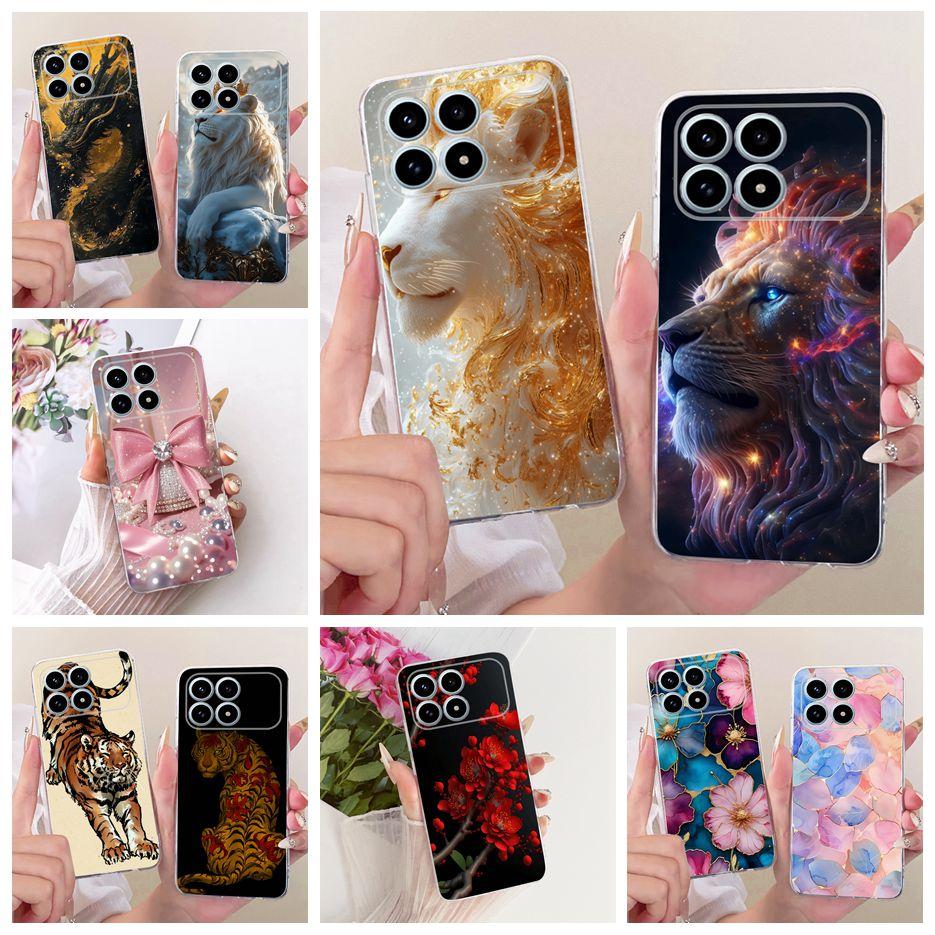 For Xiaomi Poco F8 Pro Case Cute Lion Fashion Painted Cover Soft Slim Phone Case For Xiaomi Poco F8 Ultra F8Pro F8Ultra 5G Shell