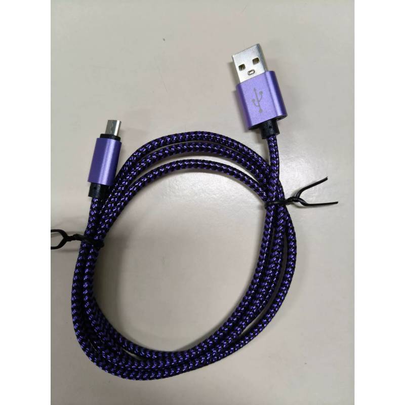 Android Micro Usb Charging Cable With Durable Nylon Braided Material For Smartphone Data Transfer And Fast Charging
