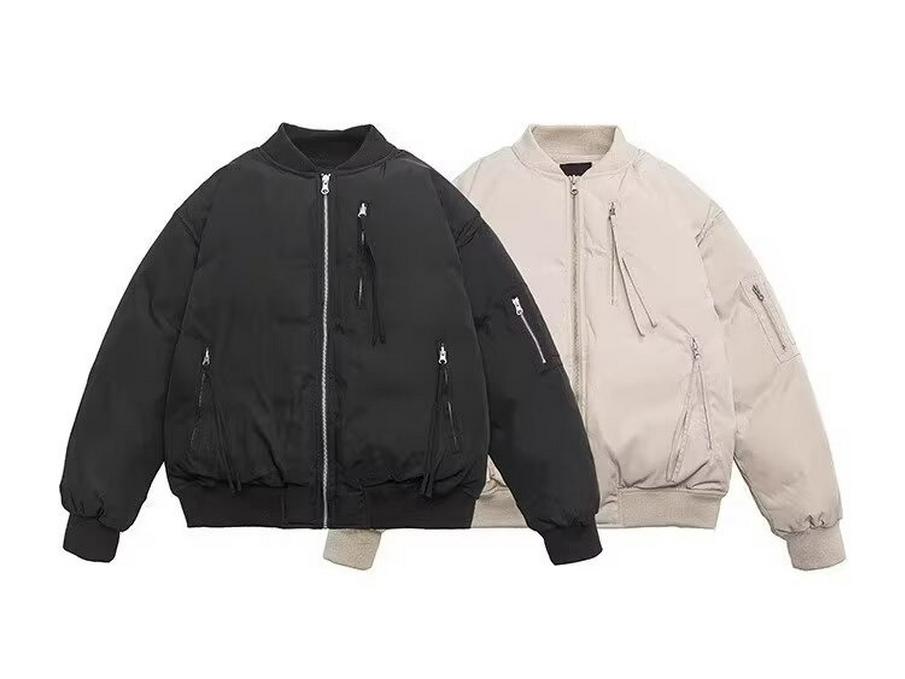 Dámská retro bomber bunda s více kapsami - Trendy americký baseballový styl pro jaro a podzim