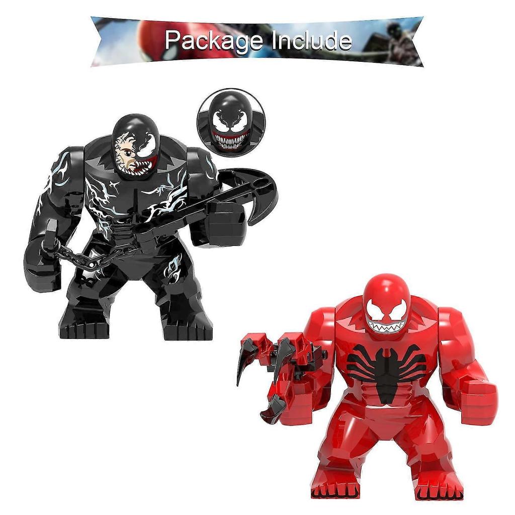 6 Pezzi Venom Grandi Minifigure Blocchi da Costruzione Giocattoli Set Action Figures
