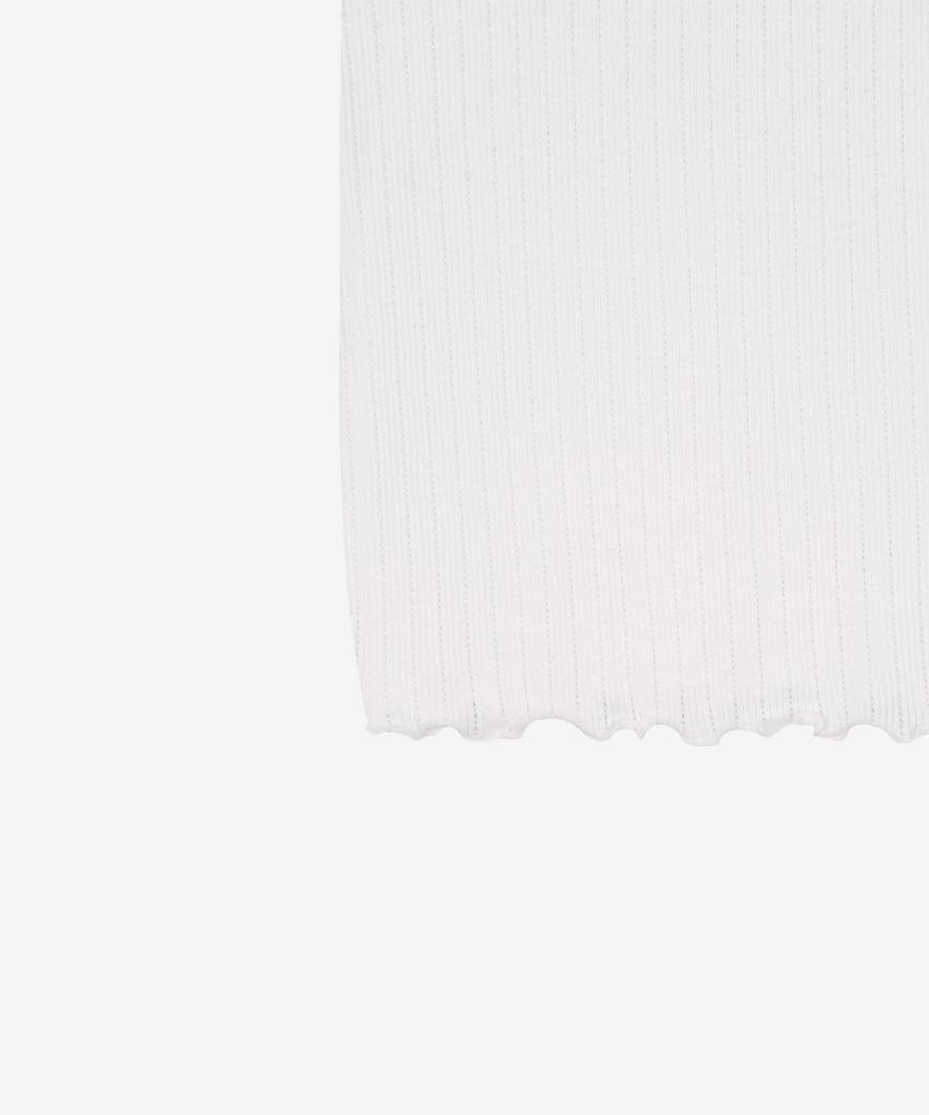 BASIKA Wave Basic Layered T-Shirt (White)