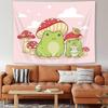 Tapestry Uokiuki Kawaii Cute Frogs Mushrooms Snails