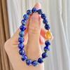 8Mm Natural Lapis Lazuli Citrine Design Sense Commuter Bracelet Bracelet