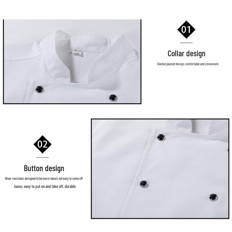 Unisex Long Sleeve Chef Uniform