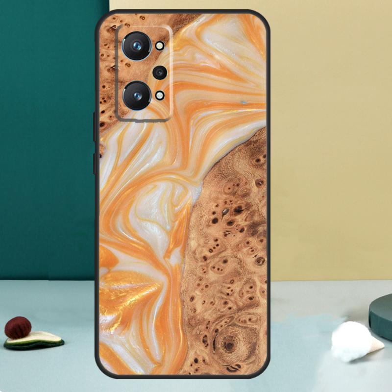 

Resin Wood For Realme 13 12 10 11 14 Pro Plus GT 6 5 6T GT7 Pro C55 C53 C51 C21Y C25S C75 C67 C61 Case Realme GT6
