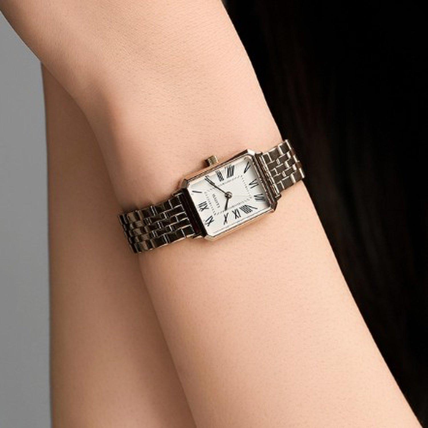 [LLOYD] Carré Women s Watch Antique Rose Gold LL2G26201XGG