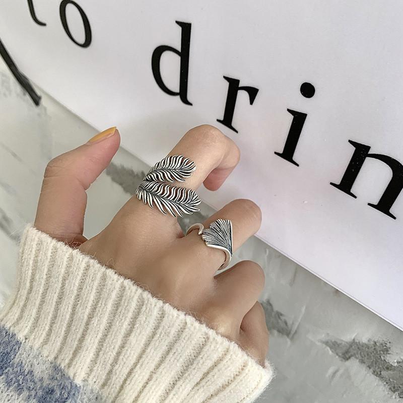 Inspired 925 Retro Sterling Silver Ring For Women With Simple And Pure Aesthetic Charm