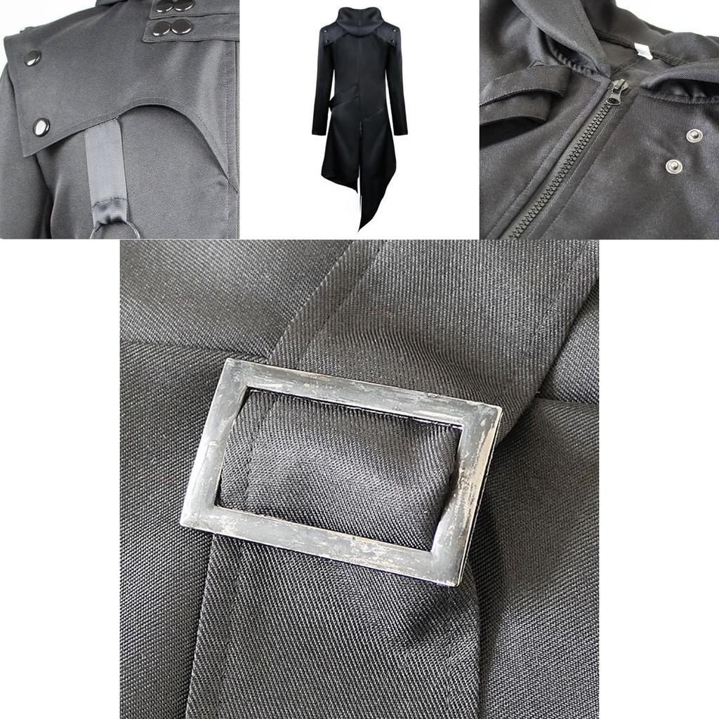 Elegant Gothic Swallow-tail Coat For Men Perfect Cosplay Costume Halloween Uniform