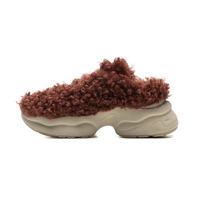 Li Ning Tessuto Gomma da Masticare Moda Versatile Pile Antiscivolo Resistente all'Usura Scarpe Casual Basse da Donna Scarpe Casual Marrone Castagna AGCU552-2