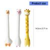 Practical Gel Pen Cartoon Character Shape Silicone Ergonomic Standing Pen Perfect for Writing Fun and Smooth Inks Flows