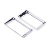 Chrome Plated Plastic Guitar Pickup Frame Mounting Ring for LP Guitar Silver